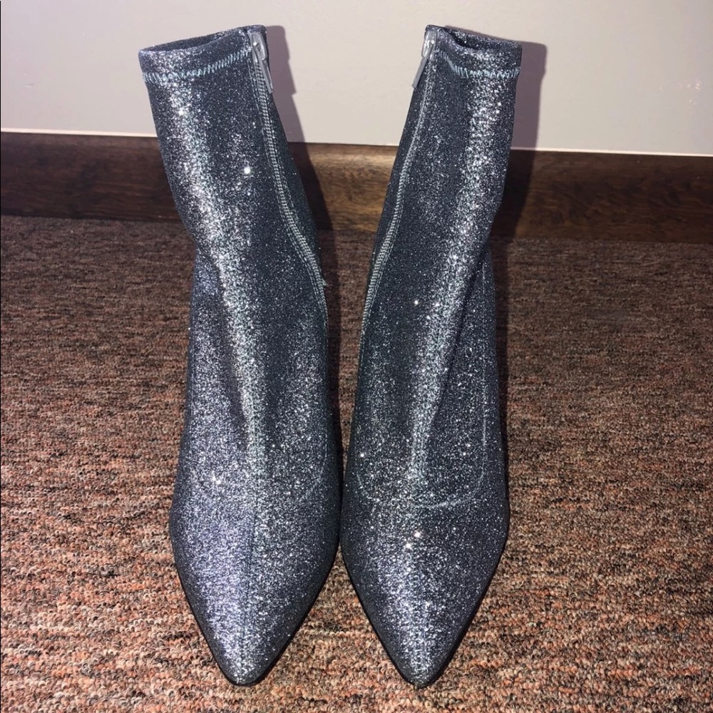 Ankle bootie heels